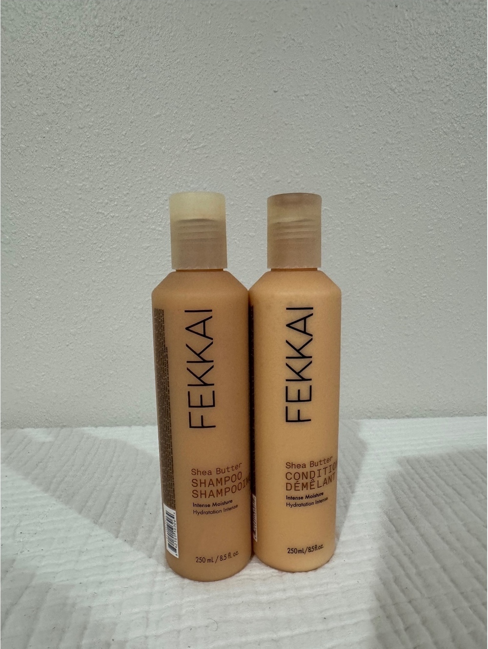 FEKKAI Shea Butter Intense Moisture Shampoo & Conditioner Set 8.5 oz Each